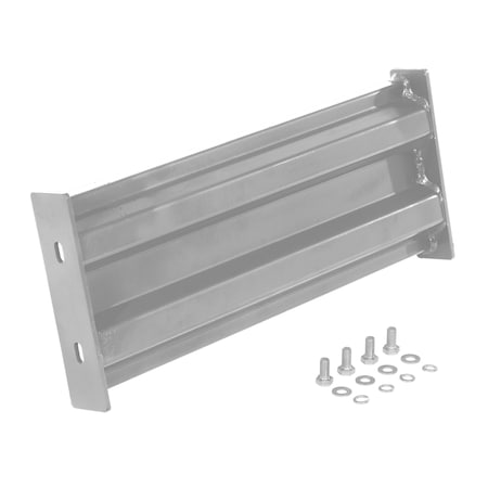 Vestil Bolt-On Style Guard Rail 2 Ft Silver GR-F2R-BO-2-SL